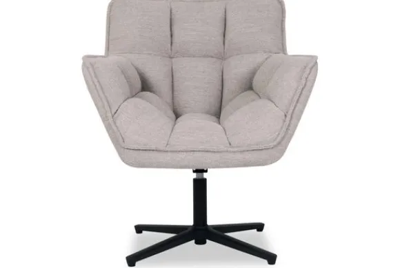 Sale Draaifauteuil Naturel IH-50.203 Ian Ronde Fauteuils|Draaifauteuils
