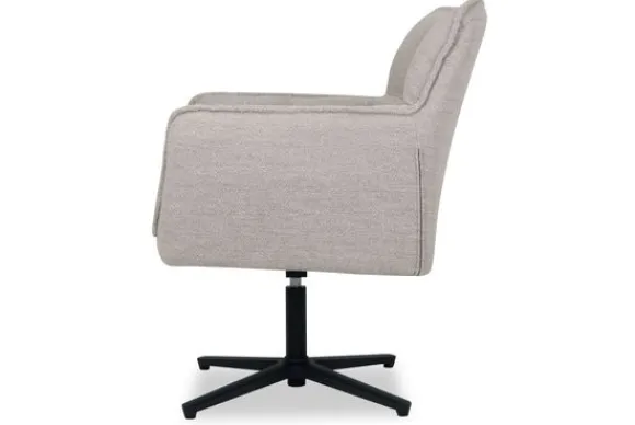 Sale Draaifauteuil Naturel IH-50.203 Ian Ronde Fauteuils|Draaifauteuils