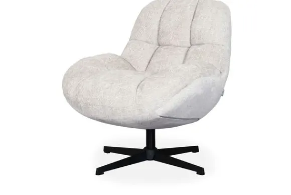Clearance Draaifauteuil Naturel WX-67.022 Huxley Draaifauteuils