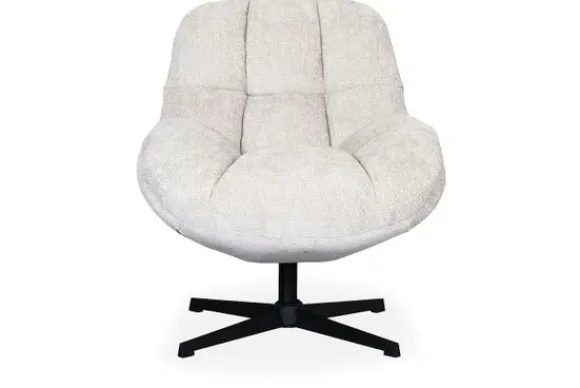 Clearance Draaifauteuil Naturel WX-67.022 Huxley Draaifauteuils