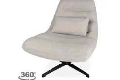 Outlet Draaifauteuil Naturel WX-67.000 Nox Draaifauteuils