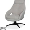 Draaifauteuil Naturel WX-67.019 Maxwell Draaifauteuils