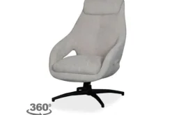 Draaifauteuil Naturel WX-67.019 Maxwell Draaifauteuils