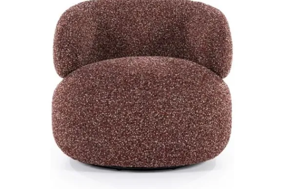 Online Draaifauteuil Rood 96109 Maeve Ronde Fauteuils