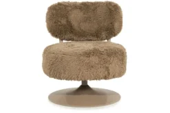 New Draaifauteuil Taupe 250356 Furlo Draaifauteuils
