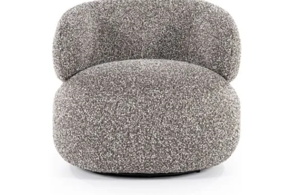 New Draaifauteuil Taupe 96108 Maeve Ronde Fauteuils