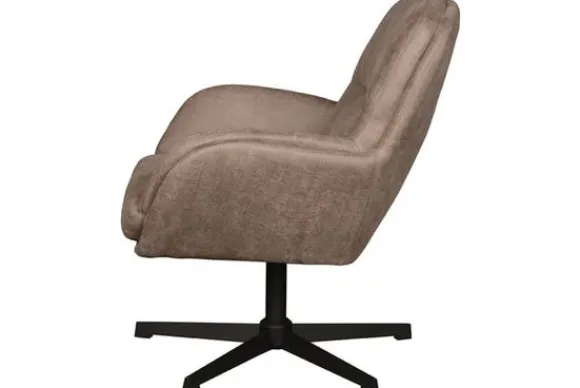 Clearance Draaifauteuil Taupe CH-73.014 Moss Draaifauteuils