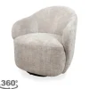 Hot Draaifauteuil Taupe Jimi Draaifauteuils