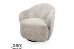 Hot Draaifauteuil Taupe Jimi Draaifauteuils