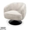 Best Draaifauteuil Taupe Louis Draaifauteuils
