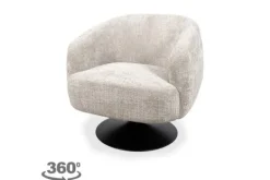 Best Draaifauteuil Taupe Louis Draaifauteuils