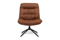 Online Draaistoel cognac Tygo Draaifauteuils