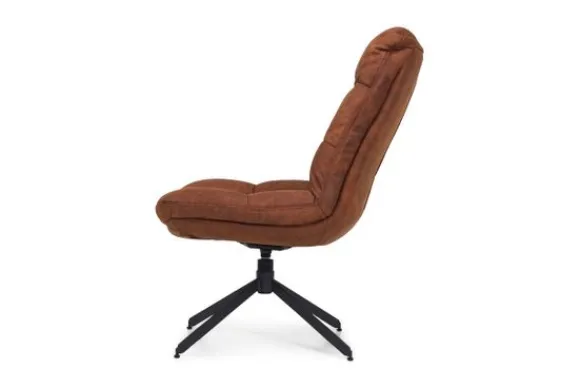 Online Draaistoel cognac Tygo Draaifauteuils