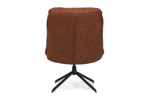 Online Draaistoel cognac Tygo Draaifauteuils