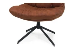 Online Draaistoel cognac Tygo Draaifauteuils