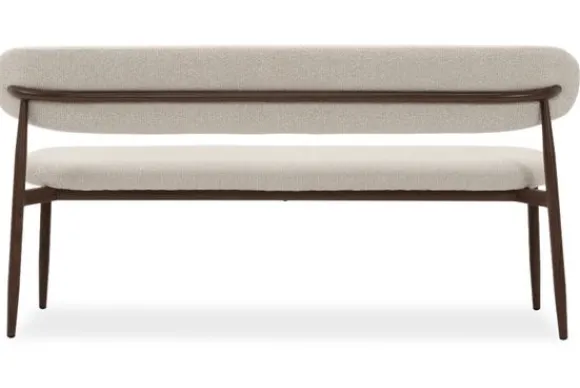 Outlet Eetbank Beige Walnut Kumo Eetbanken