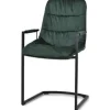 Best Eetkamer fauteuil velvet green Knus Eetkamerstoelen