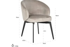 Hot Eetkamerstoel 211693 Amphara Eetkamerstoelen