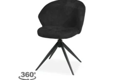 Eetkamerstoel - antraciet Brynn Eetkamerstoelen