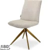 Clearance Eetkamerstoel 212406 Beige Chenille Dakota Eetkamerstoelen