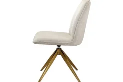 Clearance Eetkamerstoel 212406 Beige Chenille Dakota Eetkamerstoelen