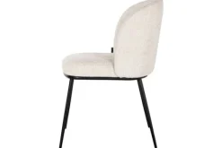 Discount Eetkamerstoel 212339 Beige Chenille Elvi Eetkamerstoelen