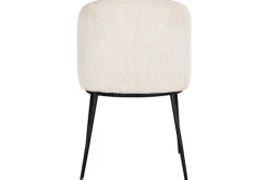 Discount Eetkamerstoel 212339 Beige Chenille Elvi Eetkamerstoelen