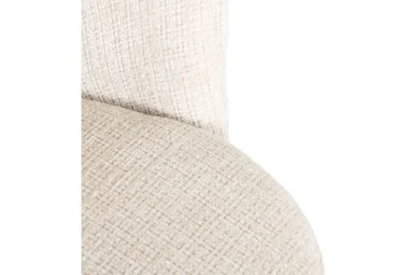 Clearance Eetkamerstoel 212411 Beige Chenille Zendaya Eetkamerstoelen