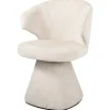 Clearance Eetkamerstoel 212332 Beige Chenille Gatsbi Eetkamerstoelen