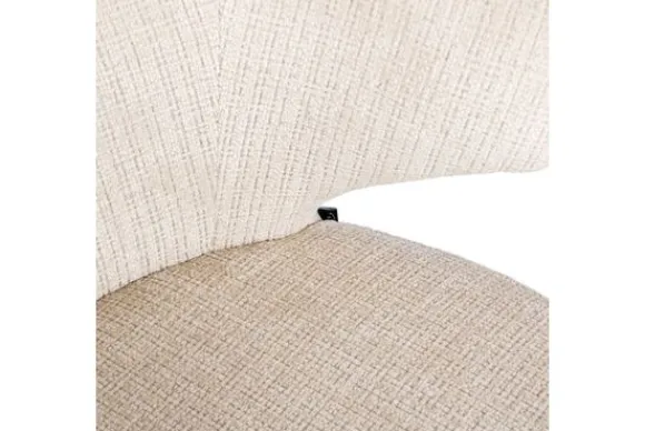 Clearance Eetkamerstoel 212332 Beige Chenille Gatsbi Eetkamerstoelen