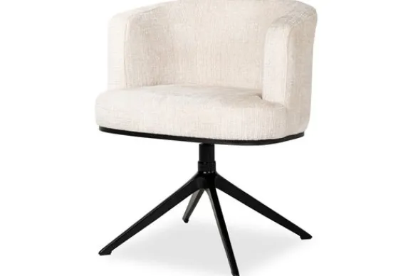 Online Eetkamerstoel 212335 Beige Chenille Cheyenne Eetkamerstoelen