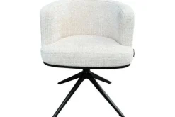 Online Eetkamerstoel 212335 Beige Chenille Cheyenne Eetkamerstoelen
