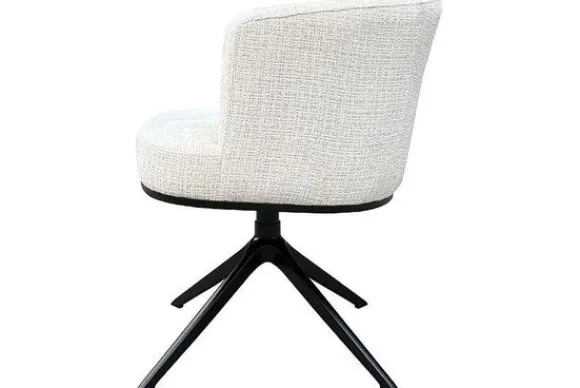 Online Eetkamerstoel 212335 Beige Chenille Cheyenne Eetkamerstoelen