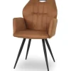 Clearance Eetkamerstoel - cognac Ozark Eetkamerstoelen