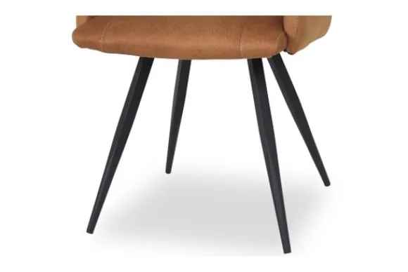 Clearance Eetkamerstoel - cognac Ozark Eetkamerstoelen