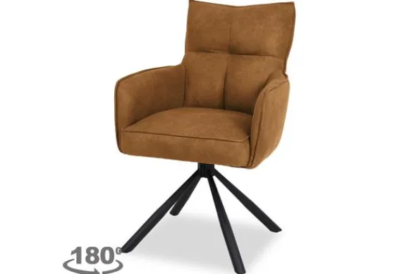 Best Eetkamerstoel - cowboy 215 cognac Lorena Eetkamerstoelen