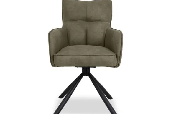 Outlet Eetkamerstoel - cowboy 411 olijf Lorena Eetkamerstoelen
