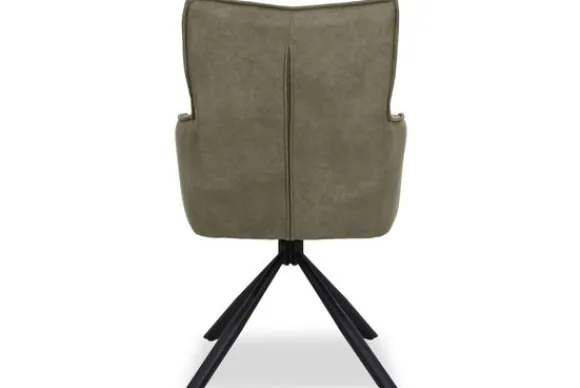 Outlet Eetkamerstoel - cowboy 411 olijf Lorena Eetkamerstoelen