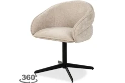 Sale Eetkamerstoel 213353 Cream Unicorn Angelina Eetkamerstoelen