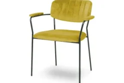 Clearance Eetkamerstoel - geel Blanchett Eetkamerstoelen