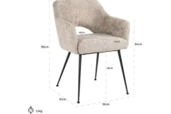 Online Eetkamerstoel 211844 Jenthe Eetkamerstoelen