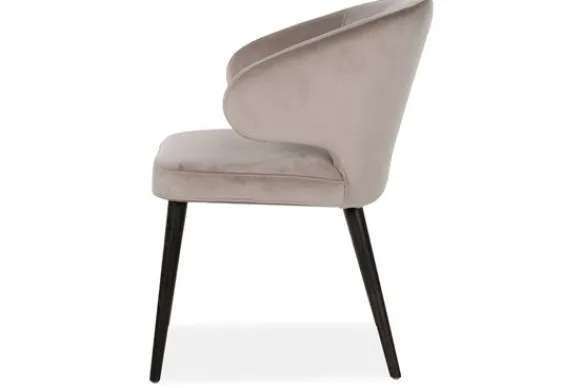 Online Eetkamerstoel 210466 Khaki Velvet Indigo Eetkamerstoelen