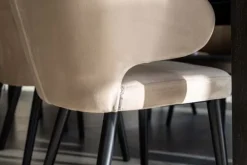 Online Eetkamerstoel 210466 Khaki Velvet Indigo Eetkamerstoelen