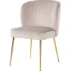 Online Eetkamerstoel 210599 Khaki Velvet Cannon Eetkamerstoelen