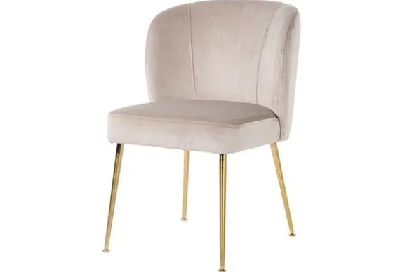 Online Eetkamerstoel 210599 Khaki Velvet Cannon Eetkamerstoelen