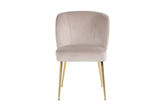 Online Eetkamerstoel 210599 Khaki Velvet Cannon Eetkamerstoelen