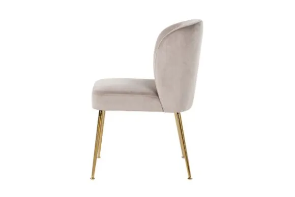 Online Eetkamerstoel 210599 Khaki Velvet Cannon Eetkamerstoelen