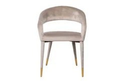 Eetkamerstoel 210753 Khaki Velvet Gia Eetkamerstoelen