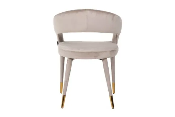 Eetkamerstoel 210753 Khaki Velvet Gia Eetkamerstoelen