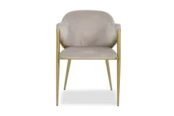 Discount Eetkamerstoel 210828 Khaki Velvet Gwen Eetkamerstoelen